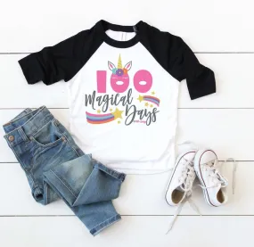 100 days of School Shirt , Personalized 100 Days Of School Shirt , 100 Days Of School Shirt For Girl , Unicorn Shirts