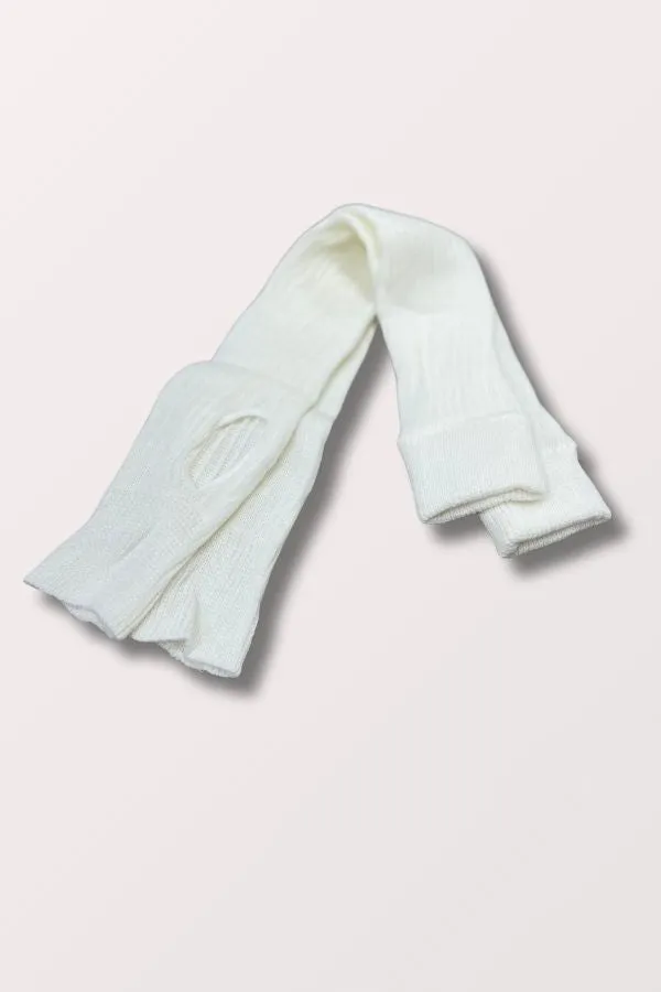 27 Inch Stirrup Leg Warmers - White