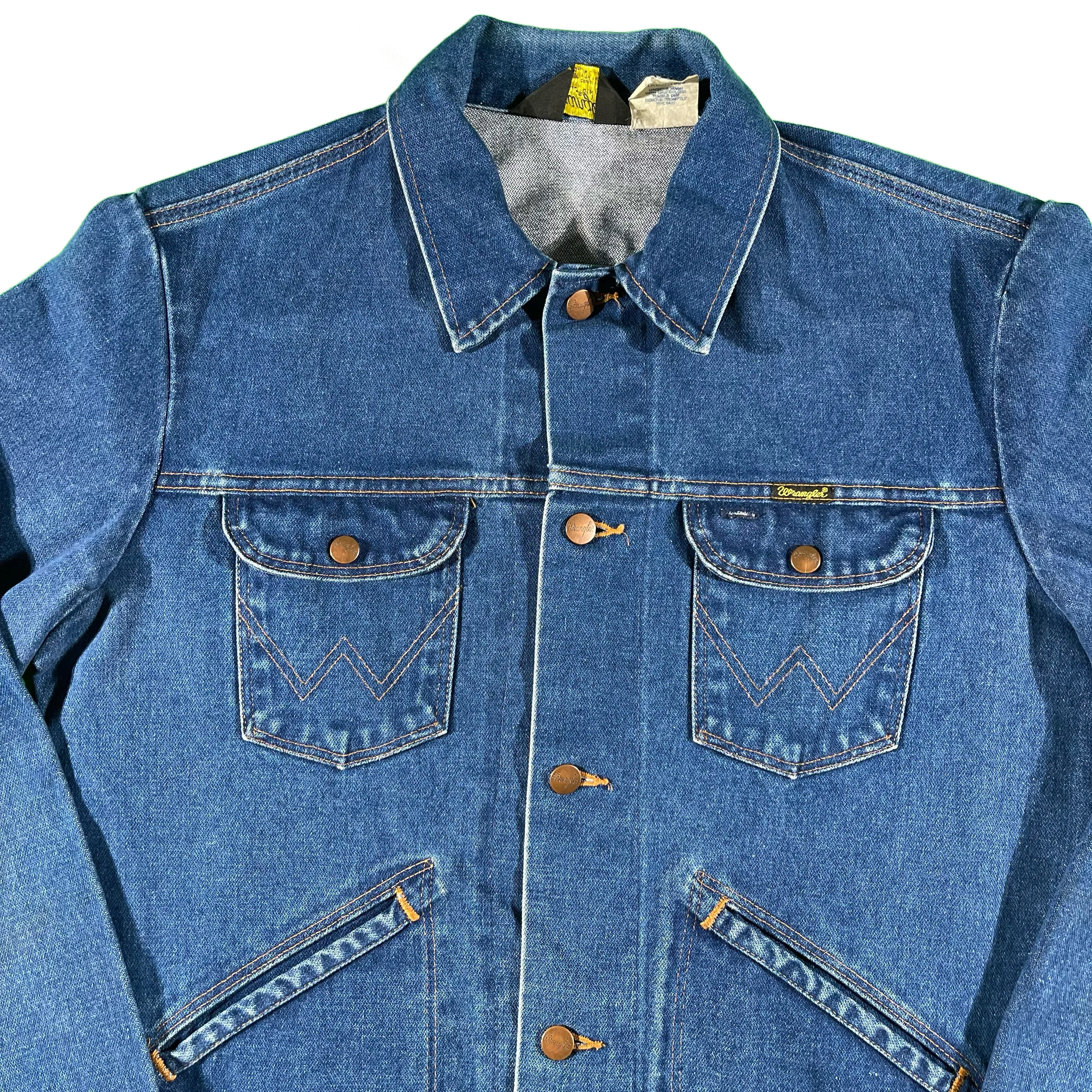 70s Wrangler Dark Wash Denim Jacket- L