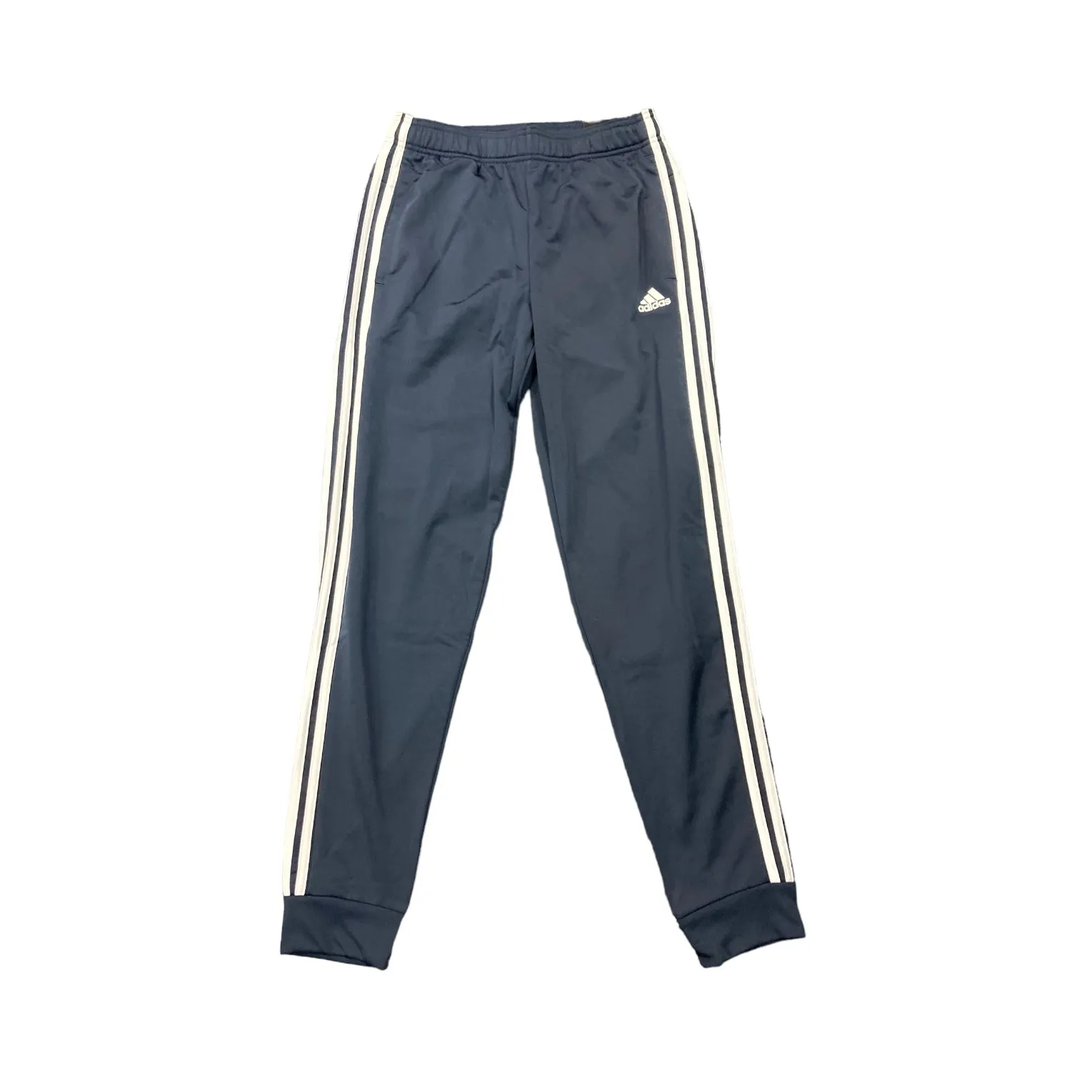 Adidas Men's 3 Stripe Tapered Full Length Regular Tricot Elastic Waist Multi Sport Jogger