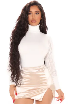 Admire Me Turtleneck Sweater - Ivory