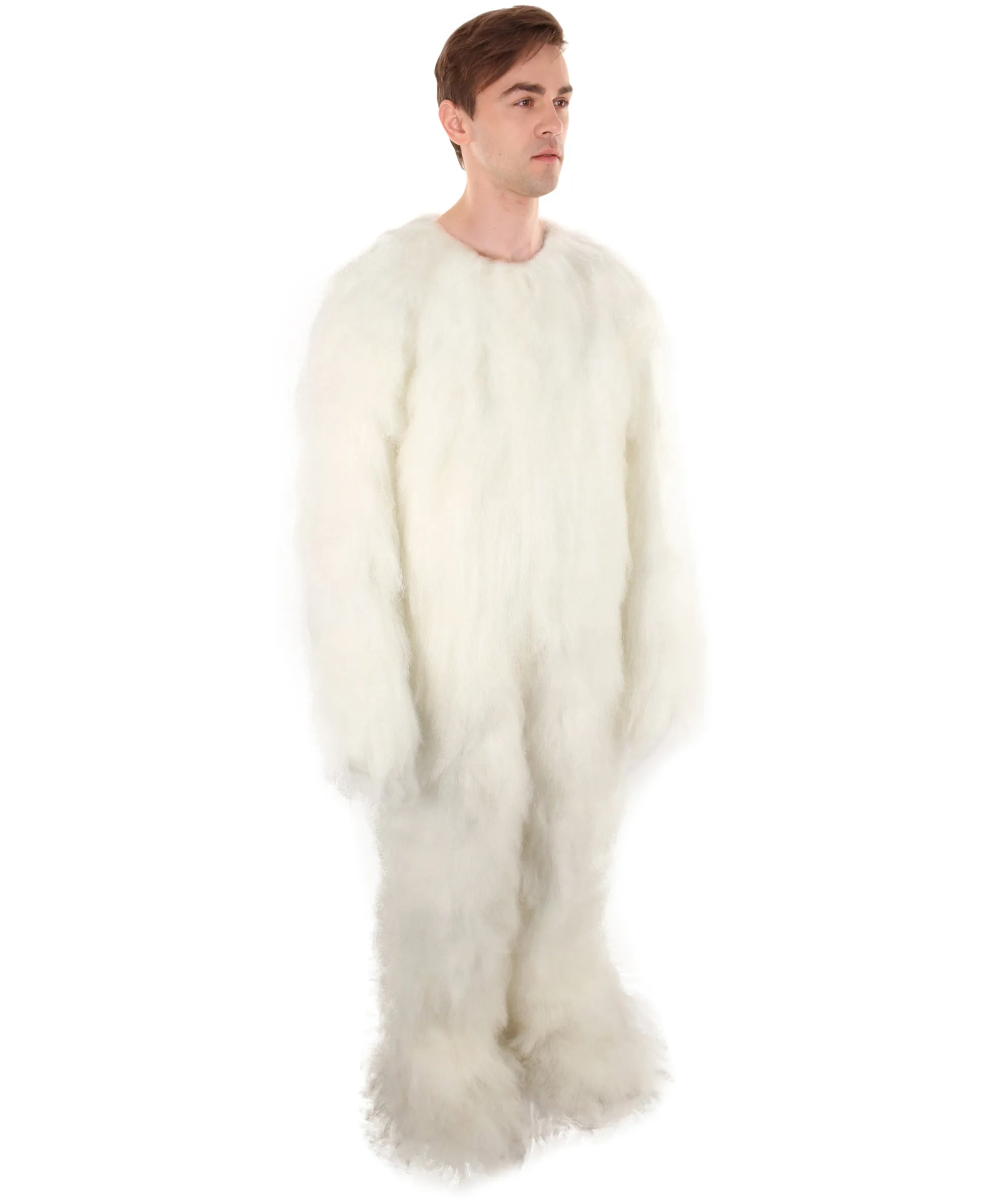 Adult Unisex Easter Bunny Furry Costume I Best for Halloween I Flame-retardant Synthetic Fiber