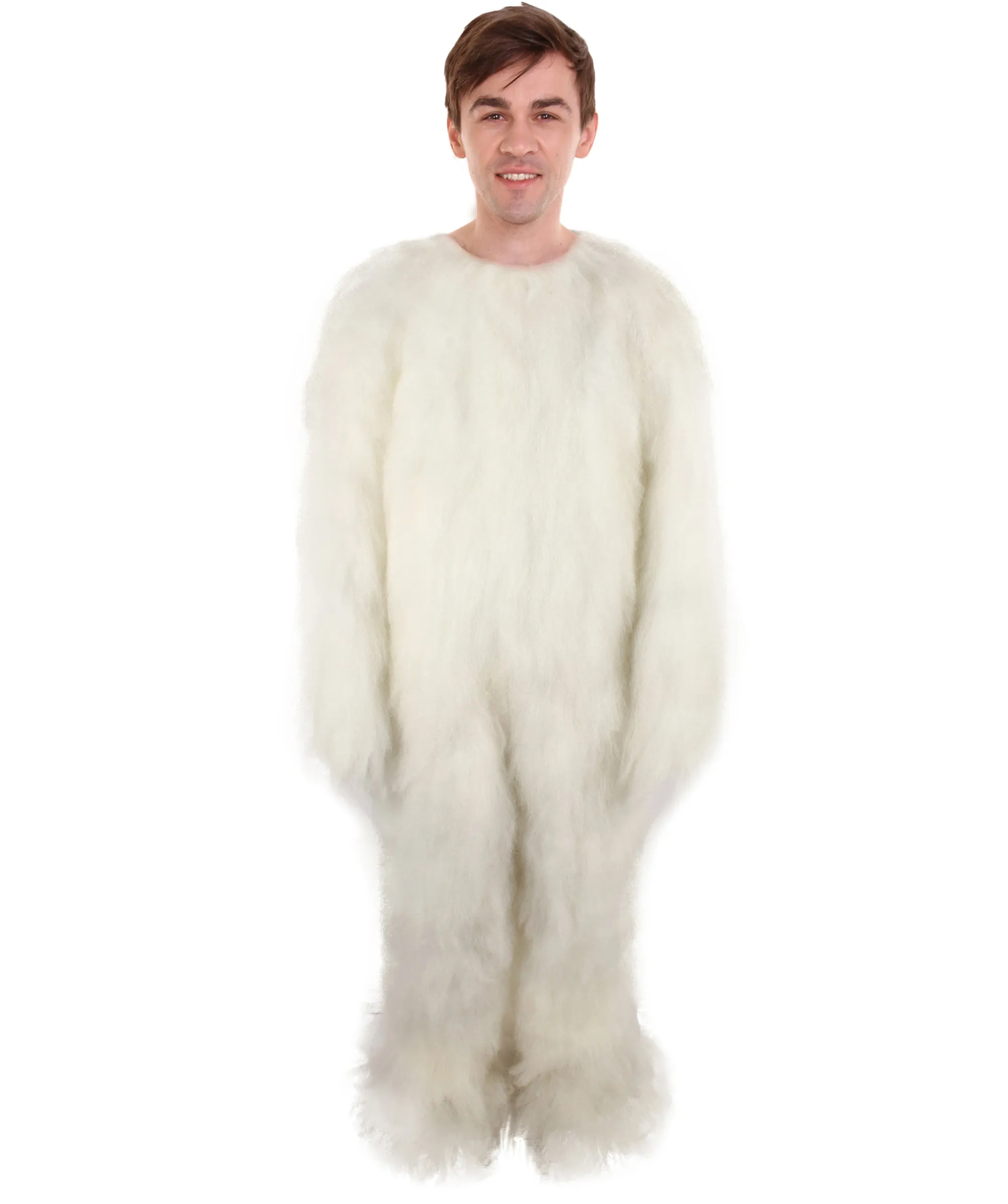 Adult Unisex Easter Bunny Furry Costume I Best for Halloween I Flame-retardant Synthetic Fiber