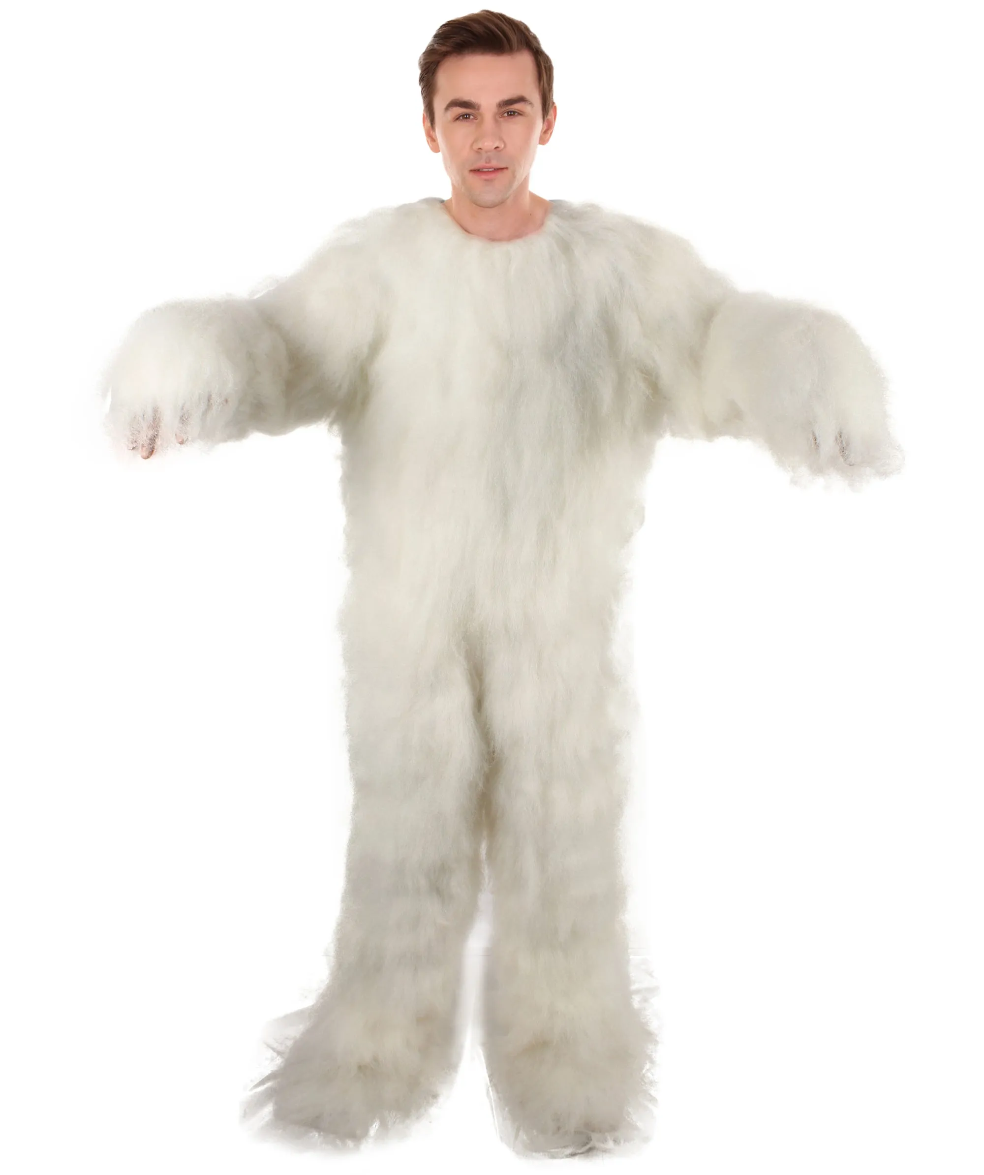 Adult Unisex Easter Bunny Furry Costume I Best for Halloween I Flame-retardant Synthetic Fiber