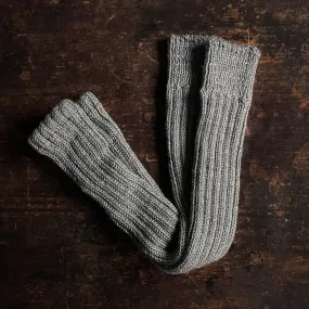 Adults Wool Leg Warmers - Grey