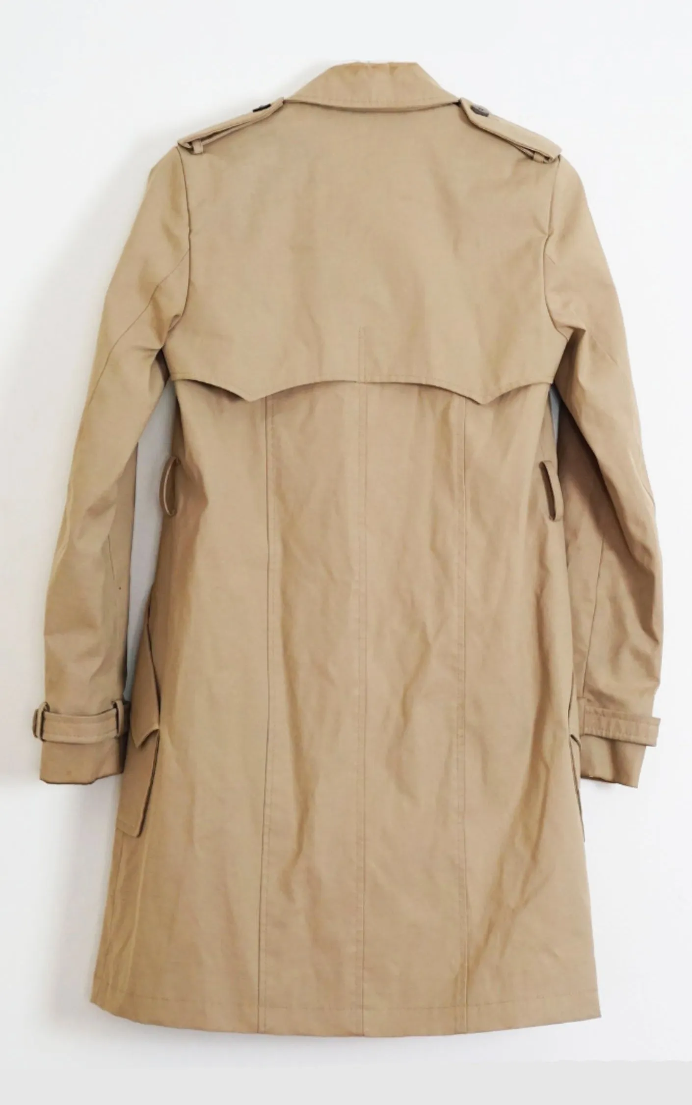 ALL SAINTS Camel Trench Coat