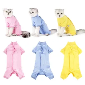 AnniePaw Cat Surgical Recovery Jumpsuit Anti-Mite After Surgery Clothes