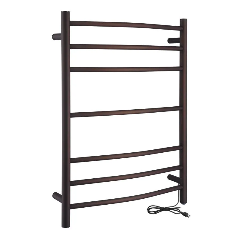 ANZZI Gown 7-Bar Stainless Steel Wall Mounted Towel Warmer