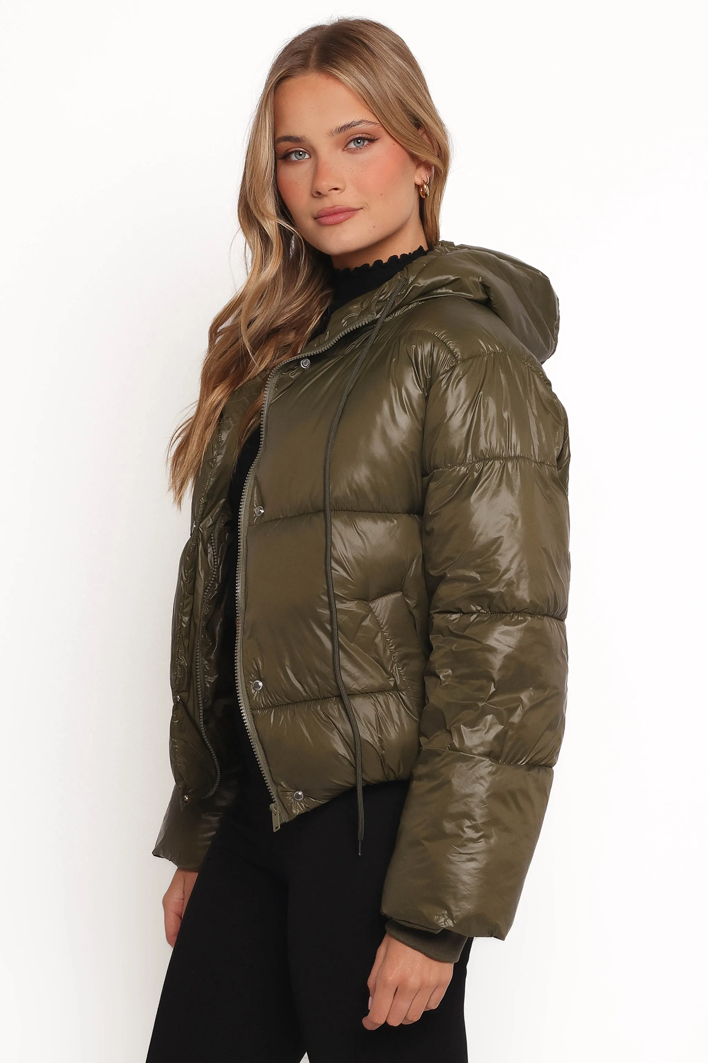 Archie Puffer Jacket - Olive