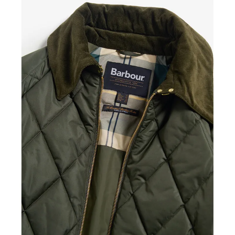 Barbour Dalroy Quilt Ladies Jacket - Olive/Ancient