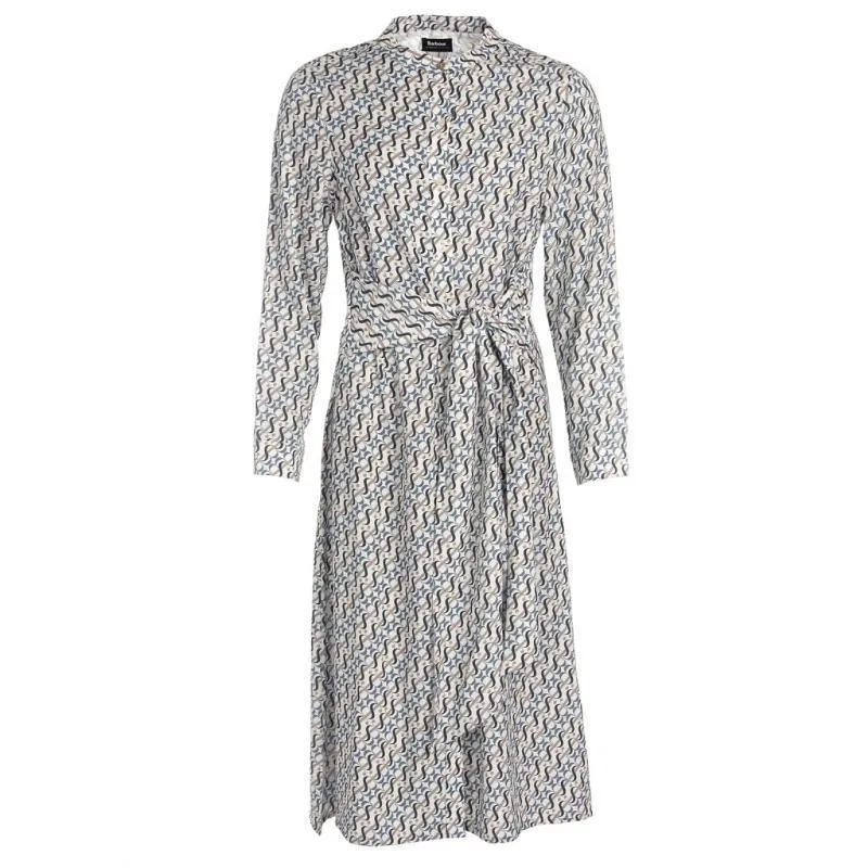 Barbour Highlands Ladies Dress - Cloud