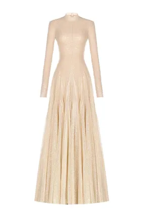 Beige Erytheia Dress