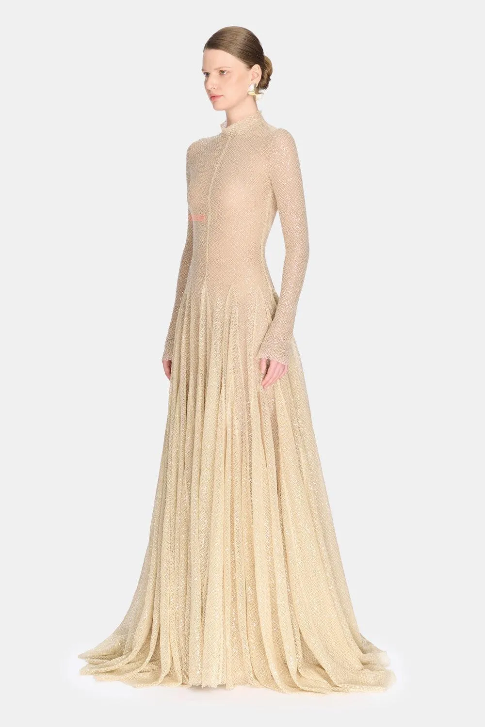 Beige Erytheia Dress