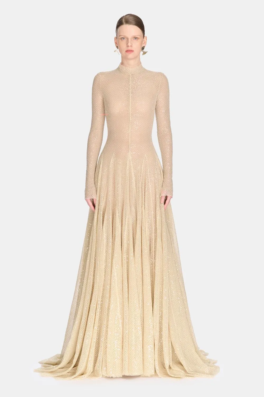 Beige Erytheia Dress