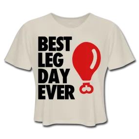 Best Leg Day Ever Women's Cropped T-Shirt