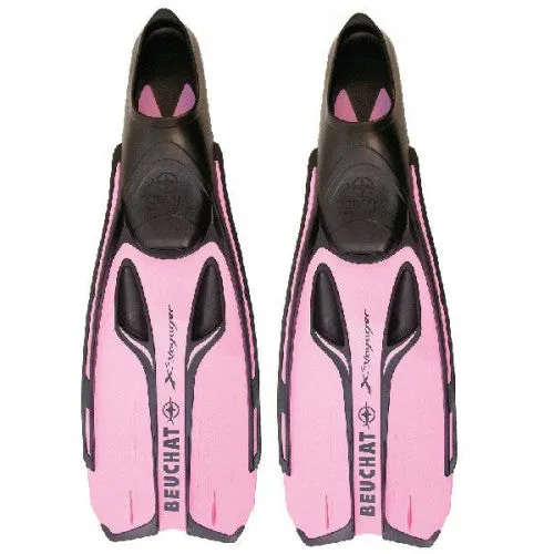 BEUCHAT X VOYAGER SHORT FINS PINK