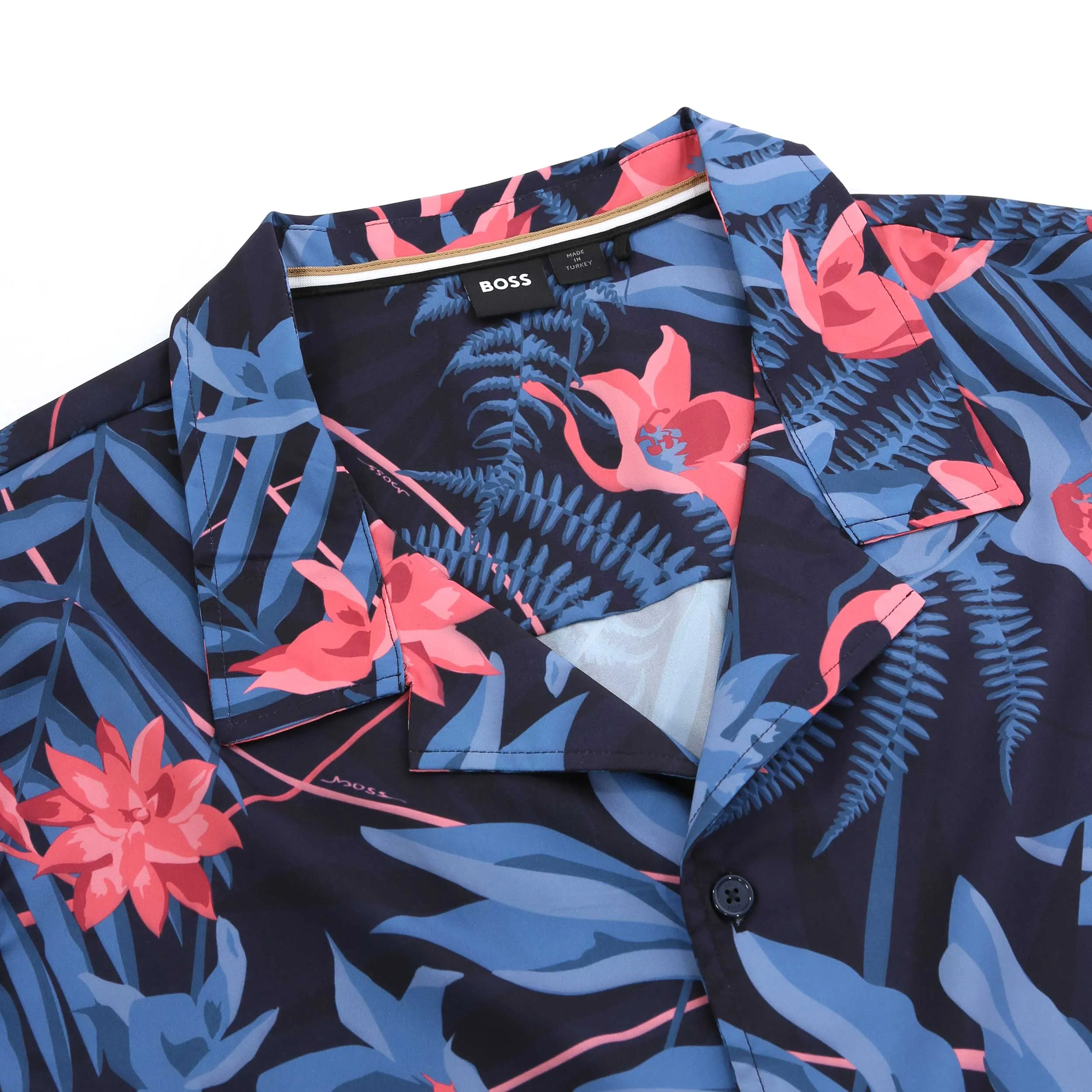 BOSS Beach Shirt in Navy