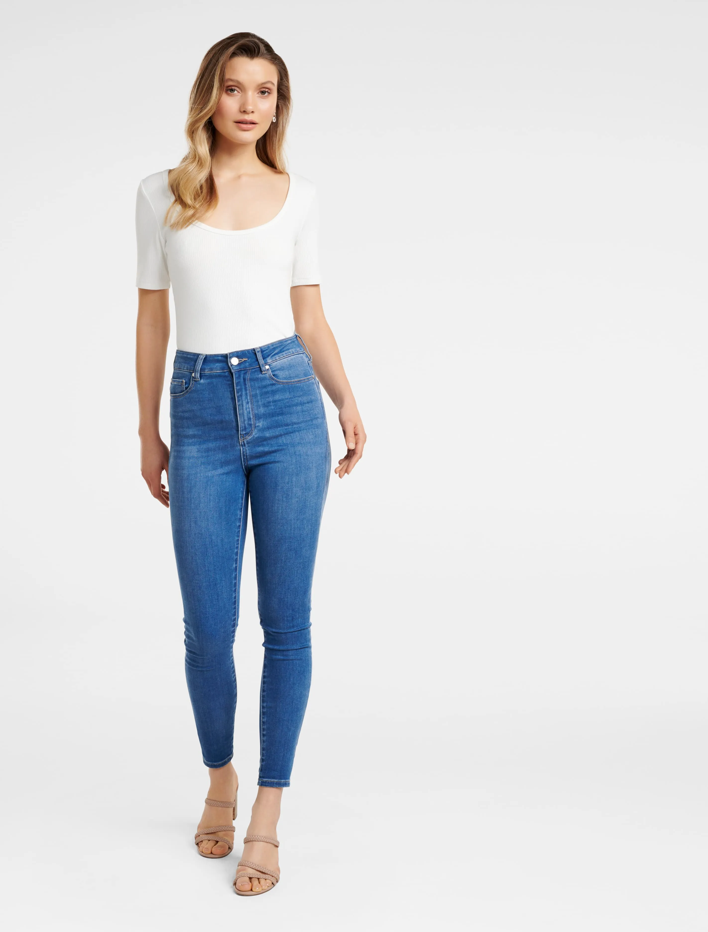 Boston Scoop Neck Rib Tee