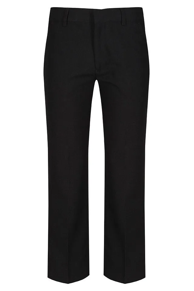 Boys Fit Junior Black Trousers