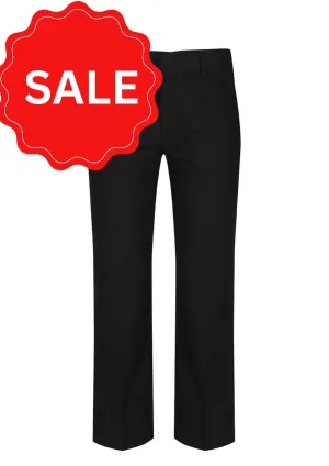 Boys Fit Junior Black Trousers