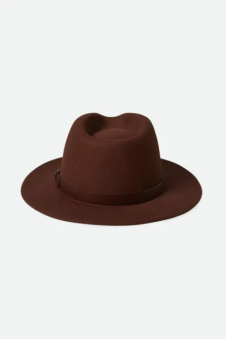 Brixton Messer Fedora - Sepia