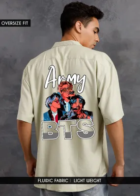 BTS Club Mens Fluidic Oversized Shirt