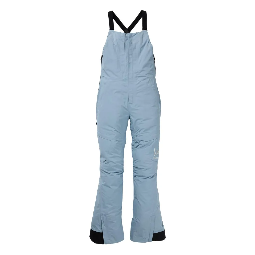 Burton 2025 Short Womens AK Kimmy 2L Bib Pant - Dusty Blue