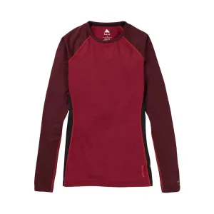 Burton Womens Midweight X Thermal Crew - Port Royal/Spiced Plum