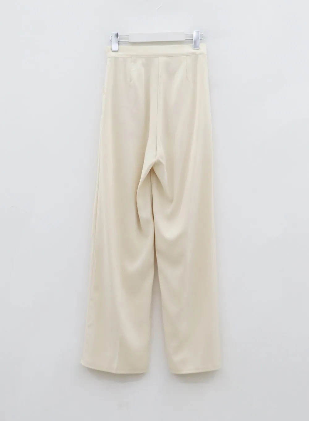 Button Wide Tailored Pants IO12