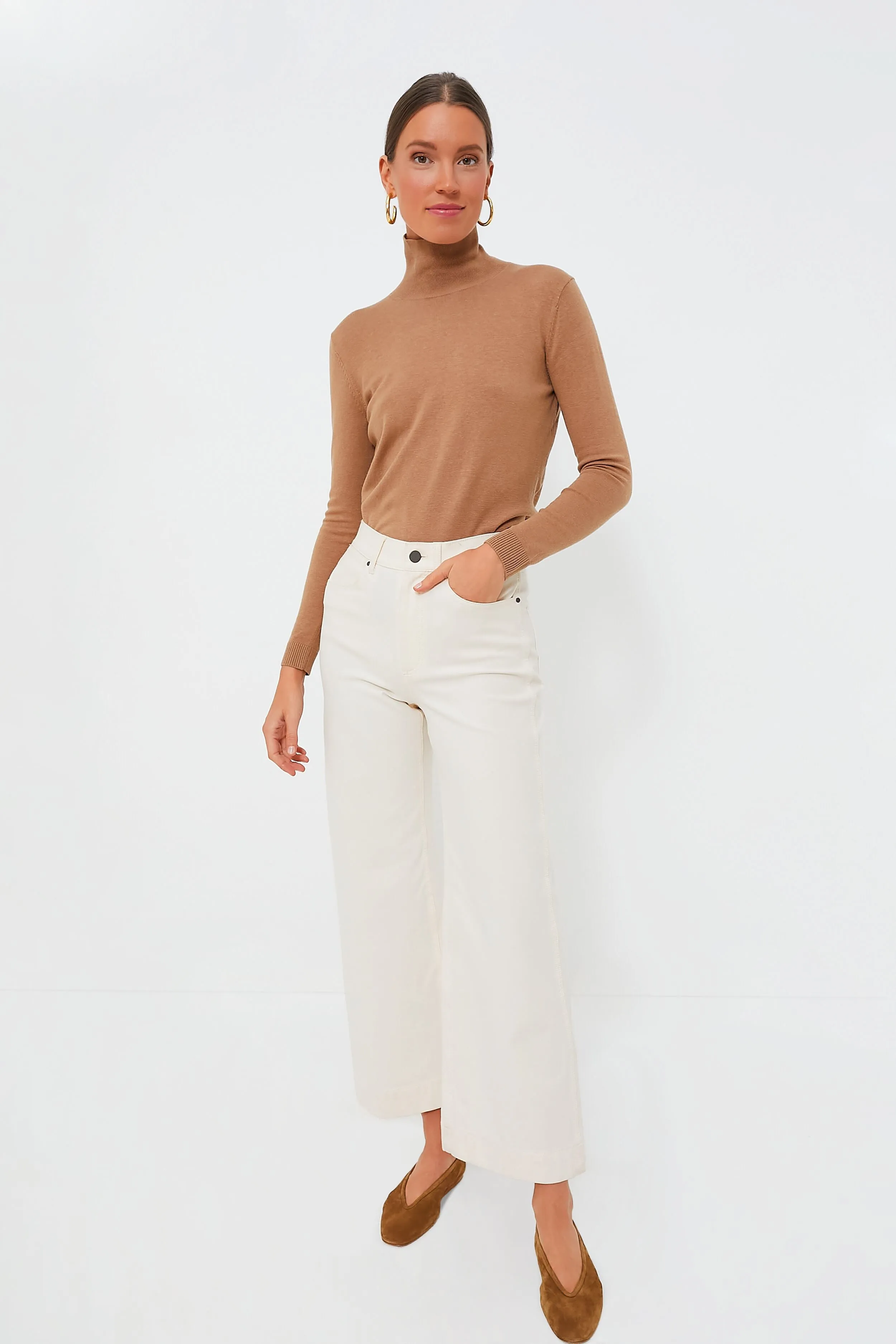 Camel Kiku Turtleneck