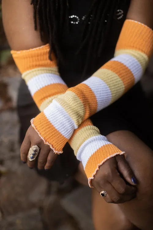 Candy Corn Stripes Warmers