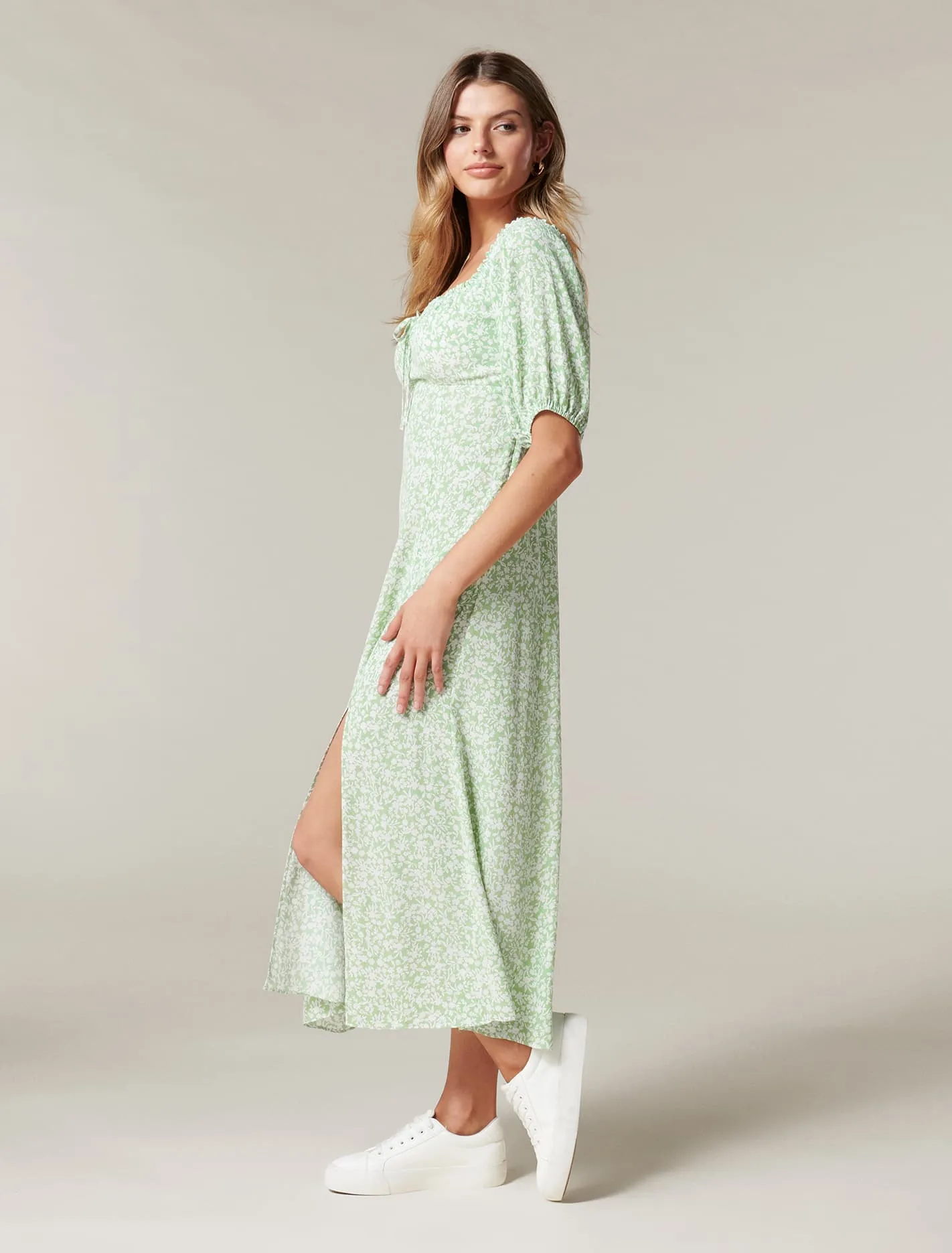 Carla Off Shoulder Midi Dress