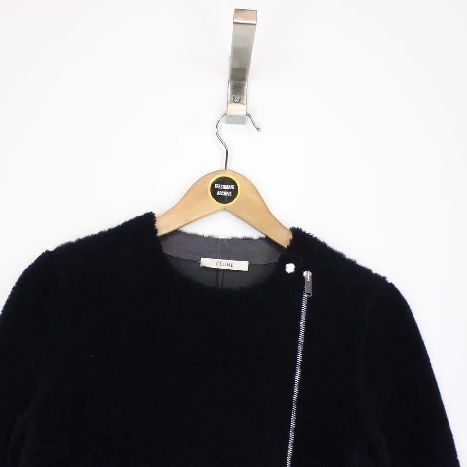 Celine Shearling Fur Jacket Small