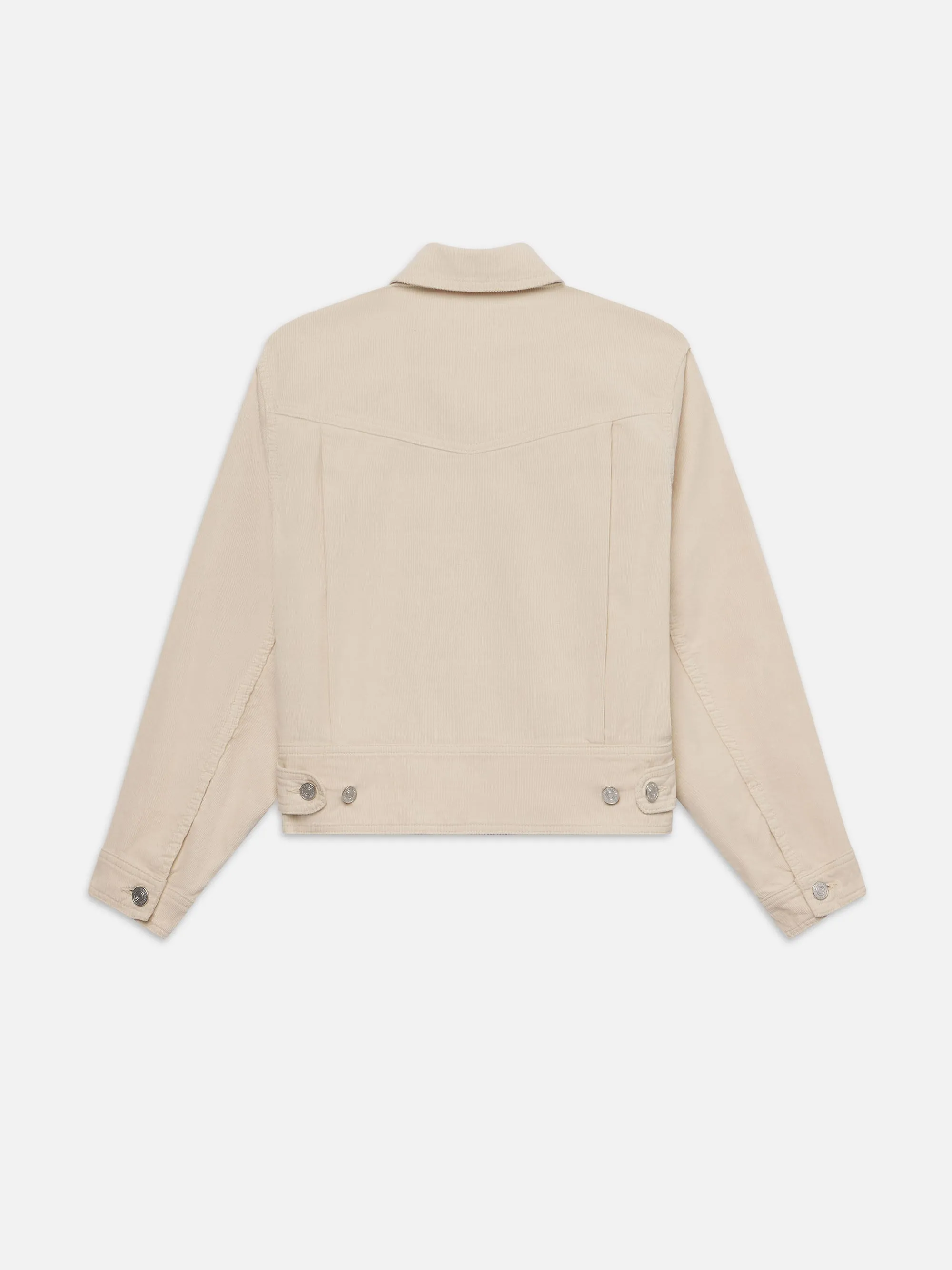 Corduroy Heart Jacket -- Ecru