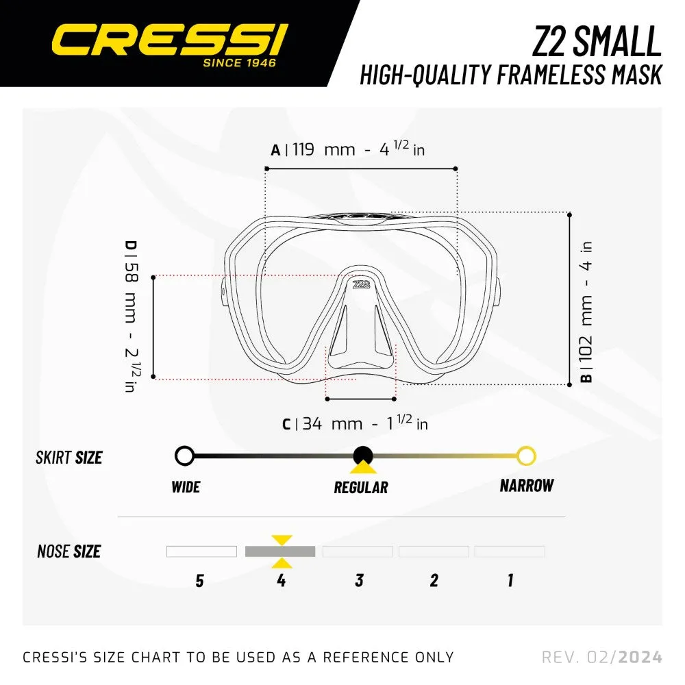 Cressi Z2 Small Dive Mask