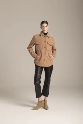 Deluc Roz Camel Oversize Shirt Jacket