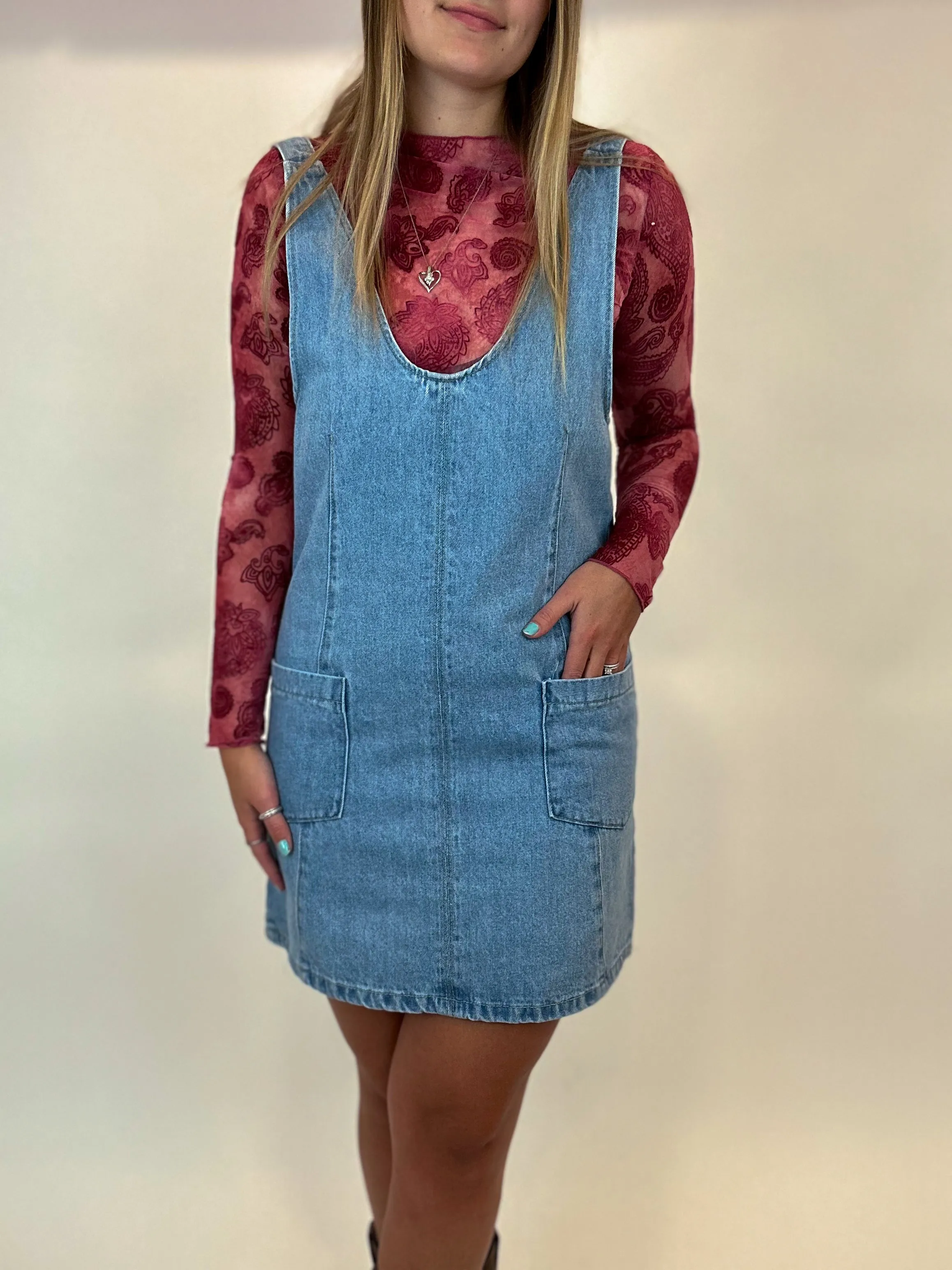 Denim Mini Dress