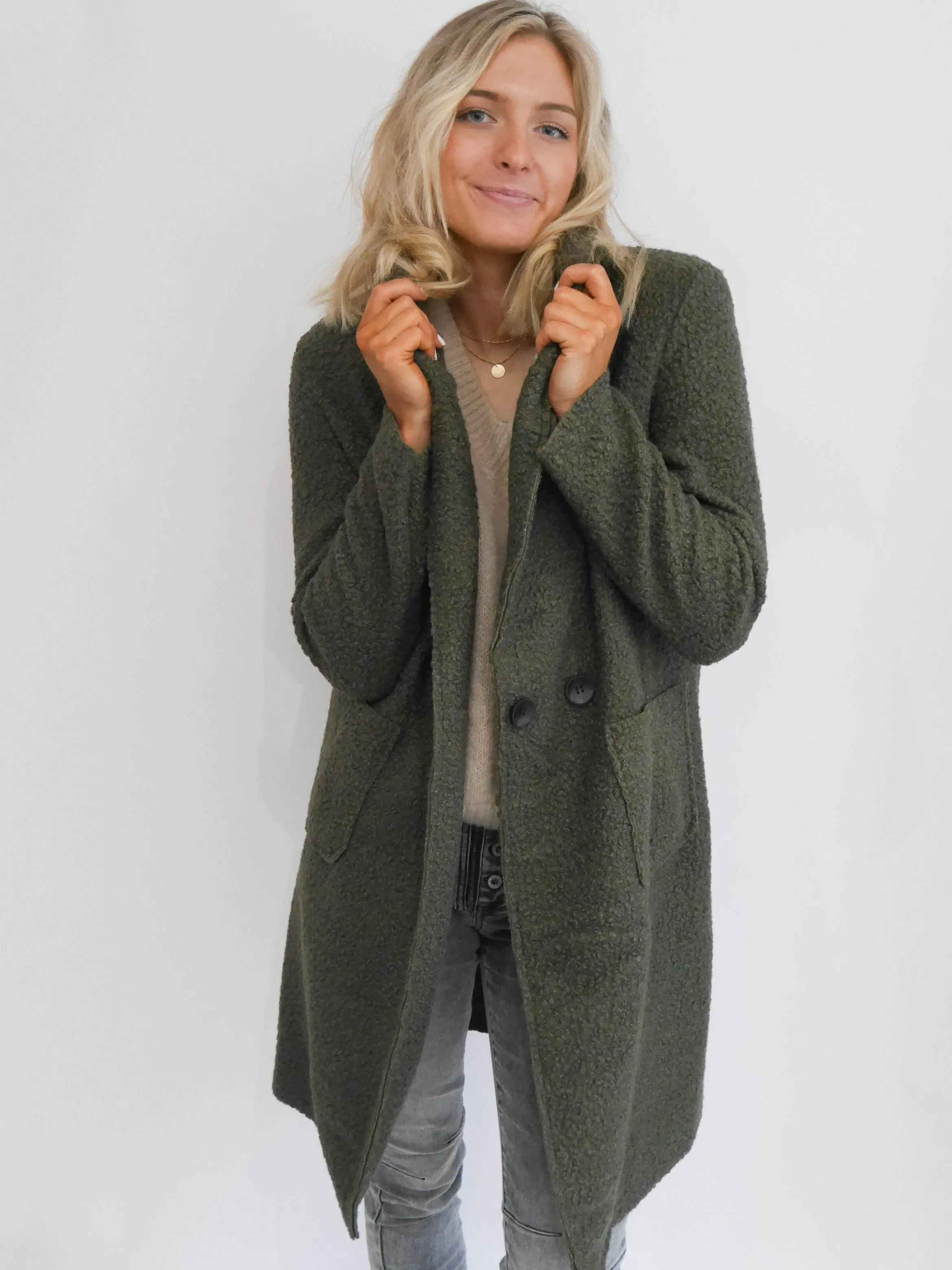 Diana Coat Forest Green