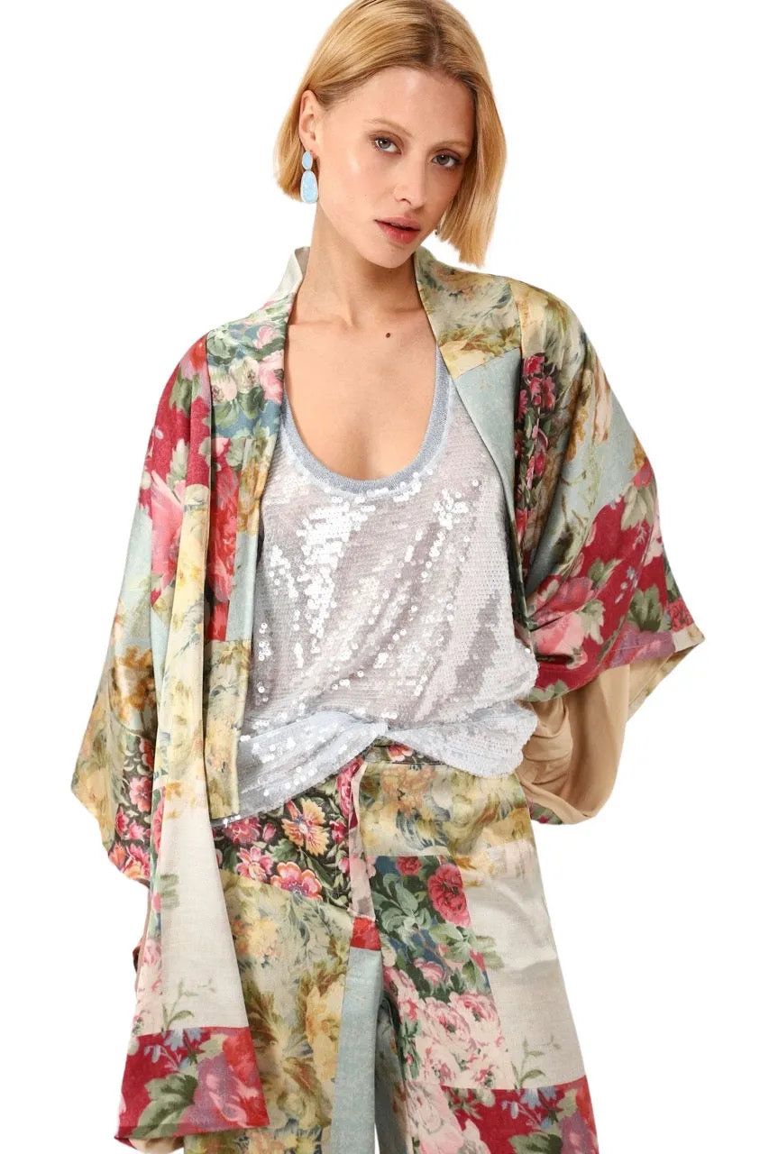 Dixie multicolor kimono jacket