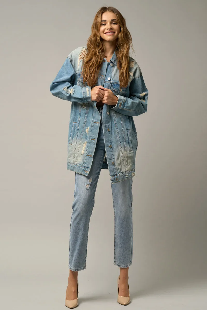 Drop Shoulder Denim Jackets