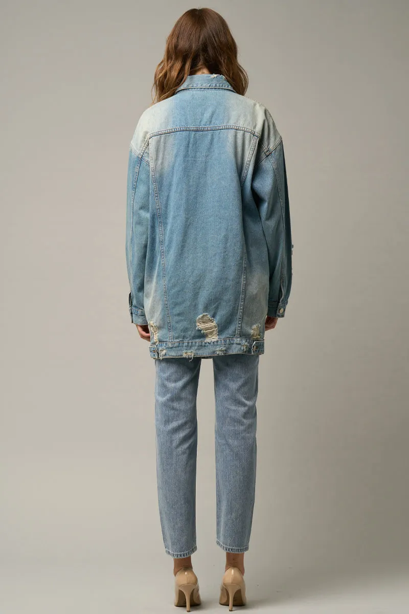 Drop Shoulder Denim Jackets