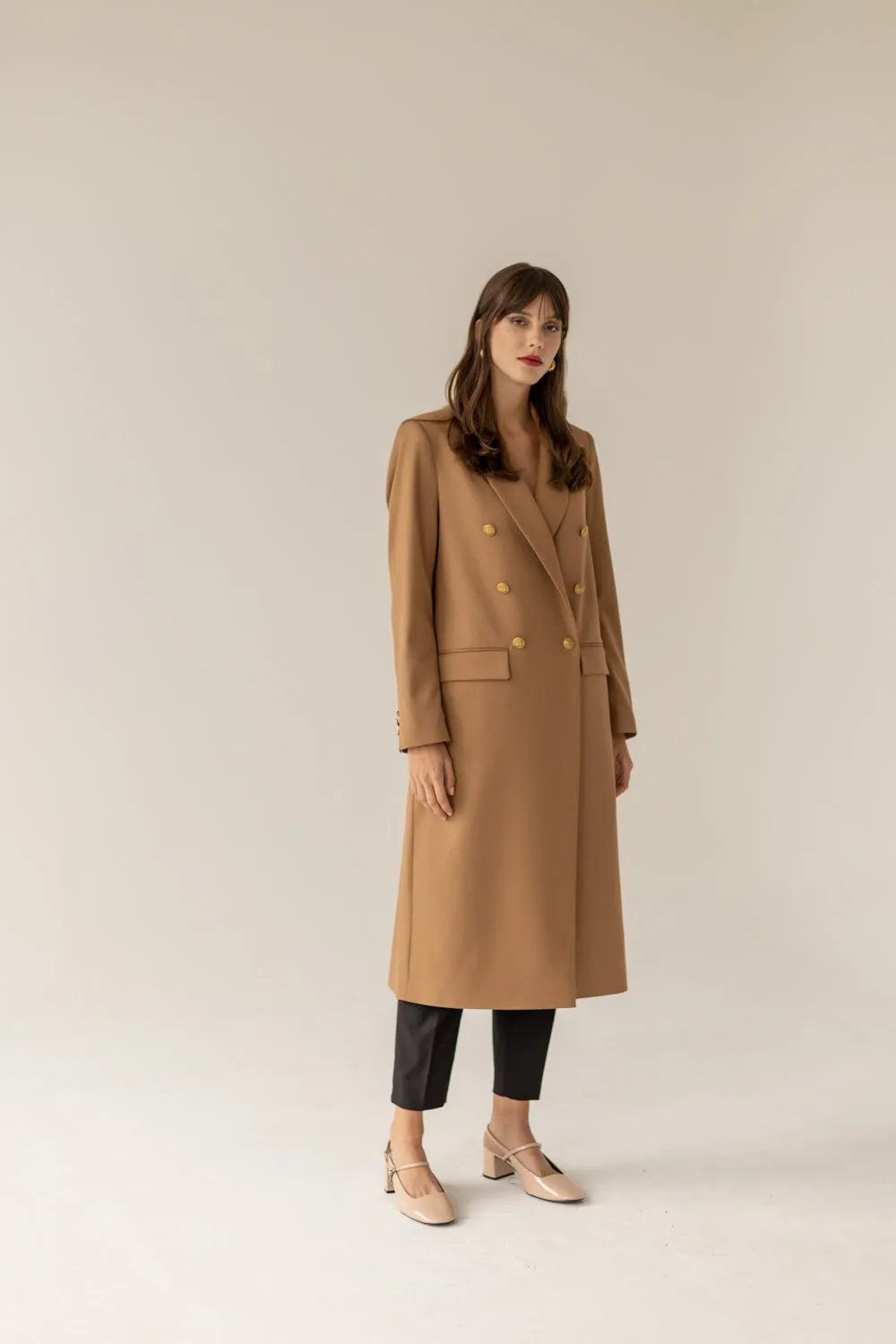 Enteliér Trench Coat Caramel