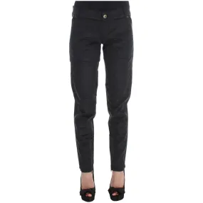 Ermanno Scervino Chic Black Regular Fit Trousers