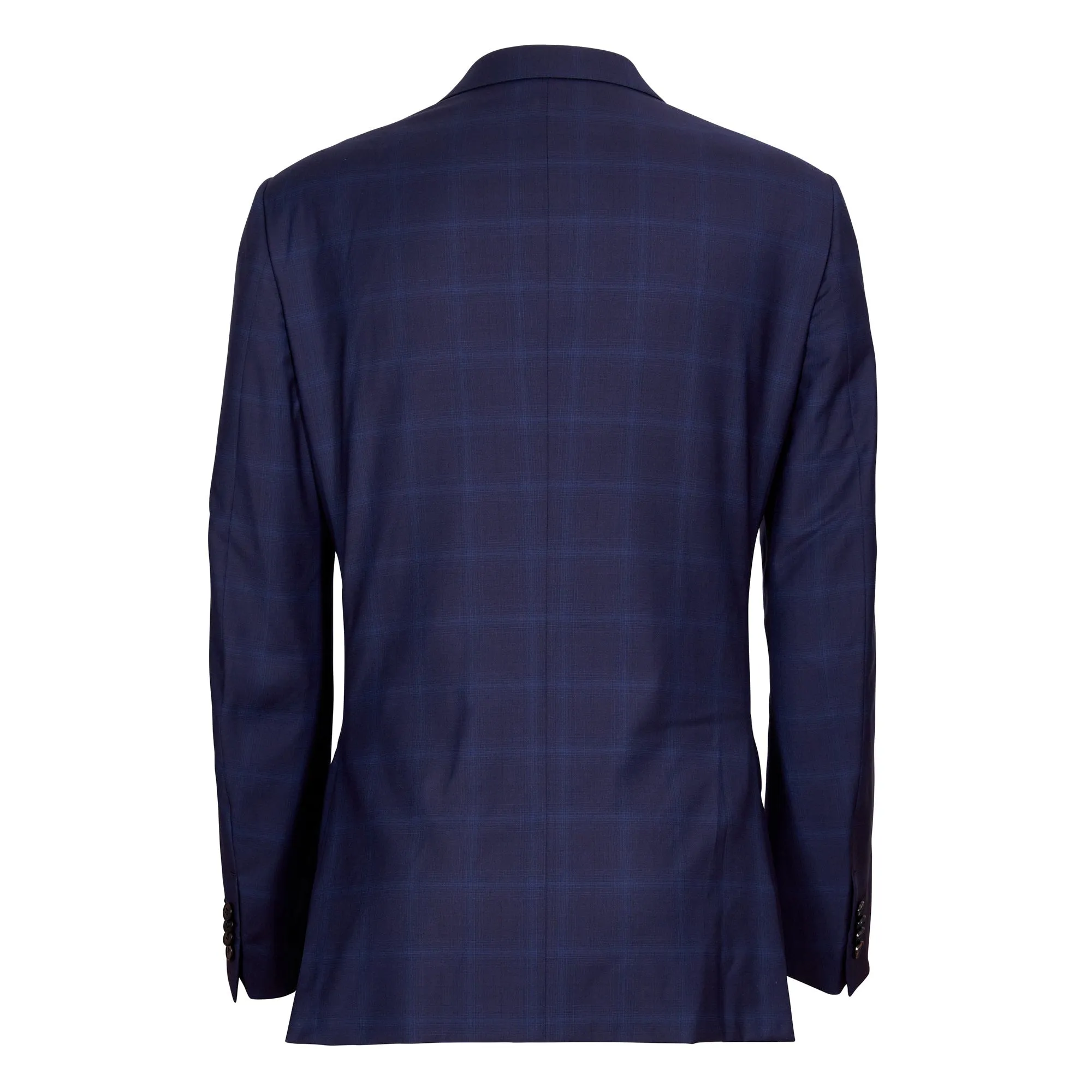 ERMENEGILDO ZEGNA Pure Wool Milano Suit NAVY CHECK