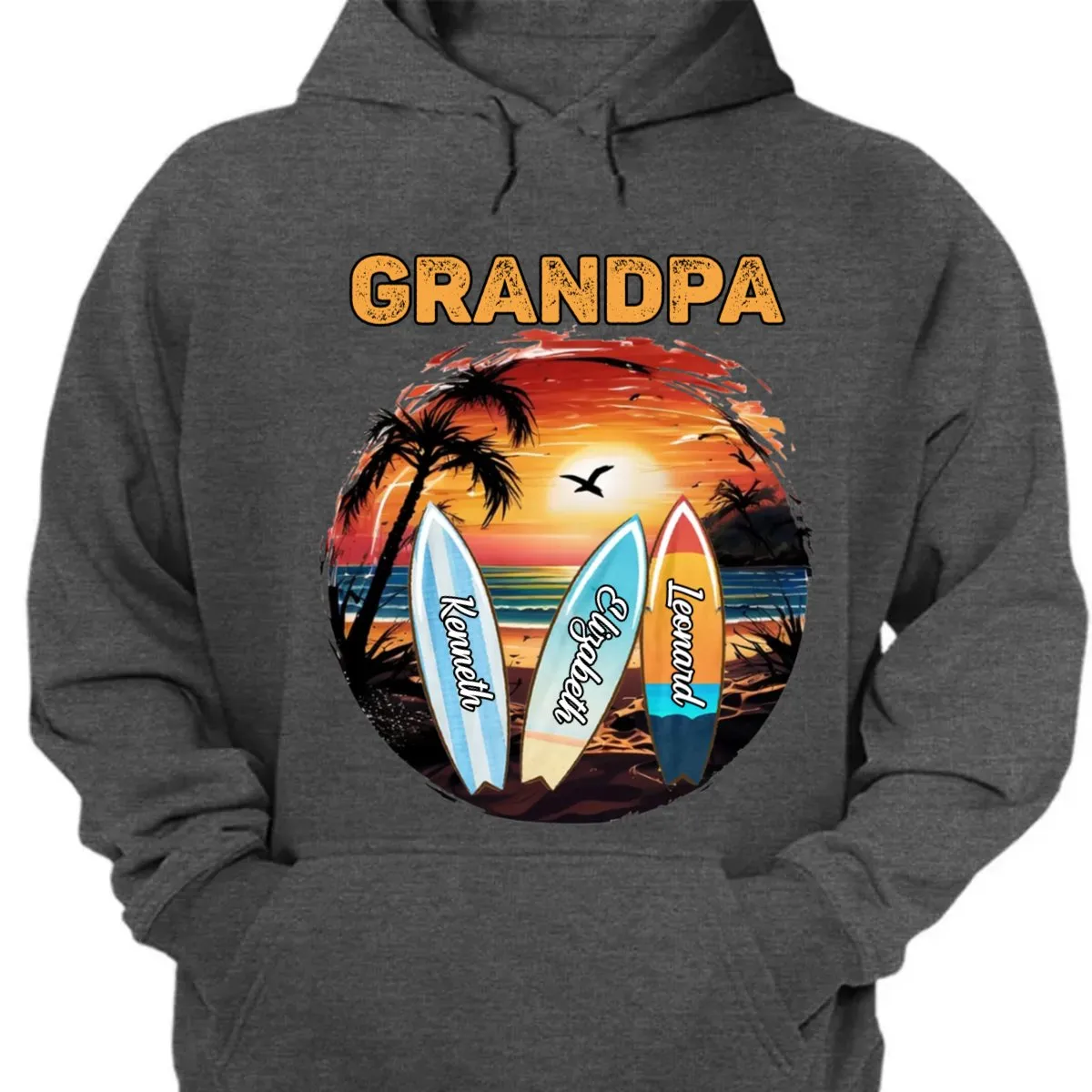 Family - Grandpa Always Have Time For You - Personalized Unisex T-shirt, Hoodie, Sweatshirt