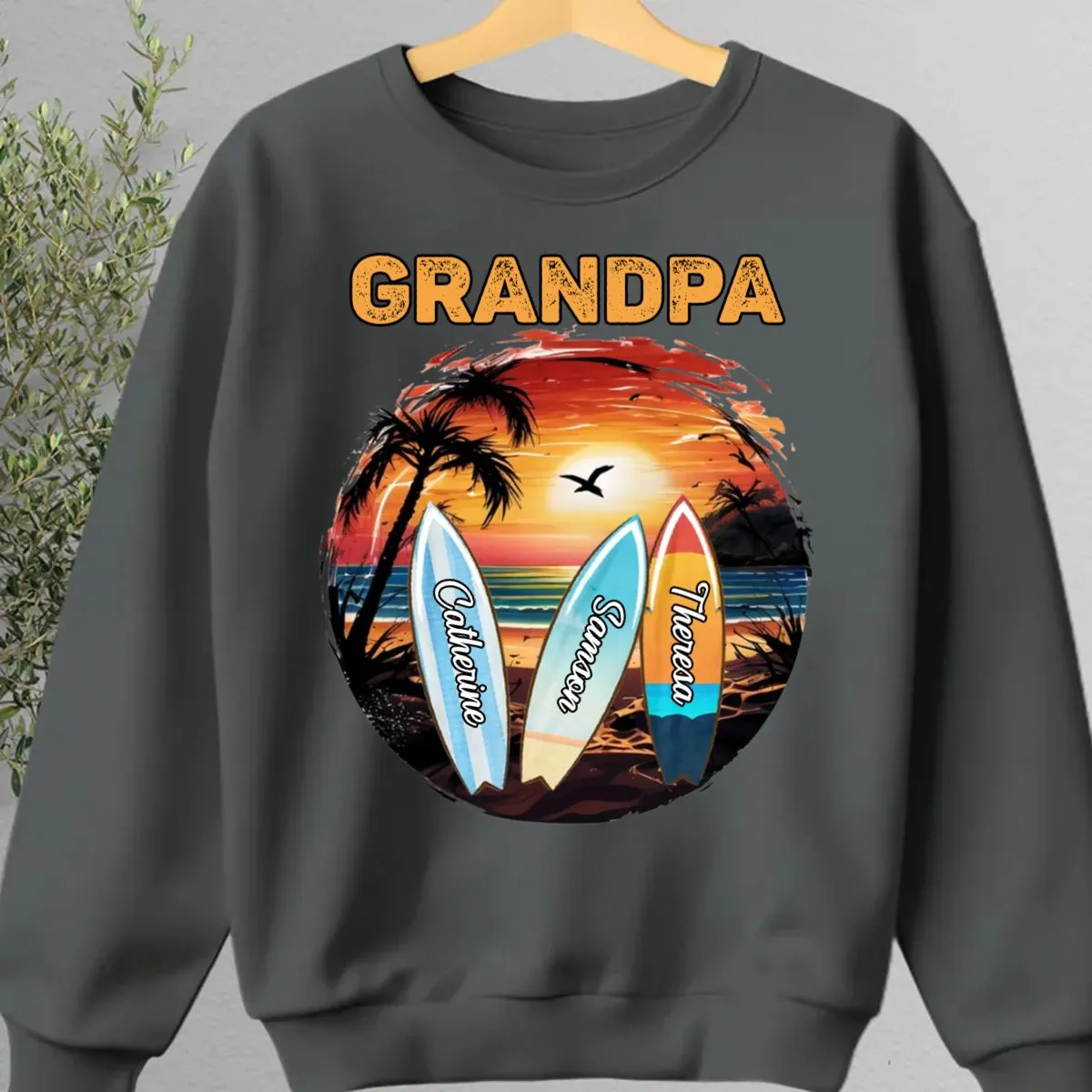 Family - Grandpa Always Have Time For You - Personalized Unisex T-shirt, Hoodie, Sweatshirt