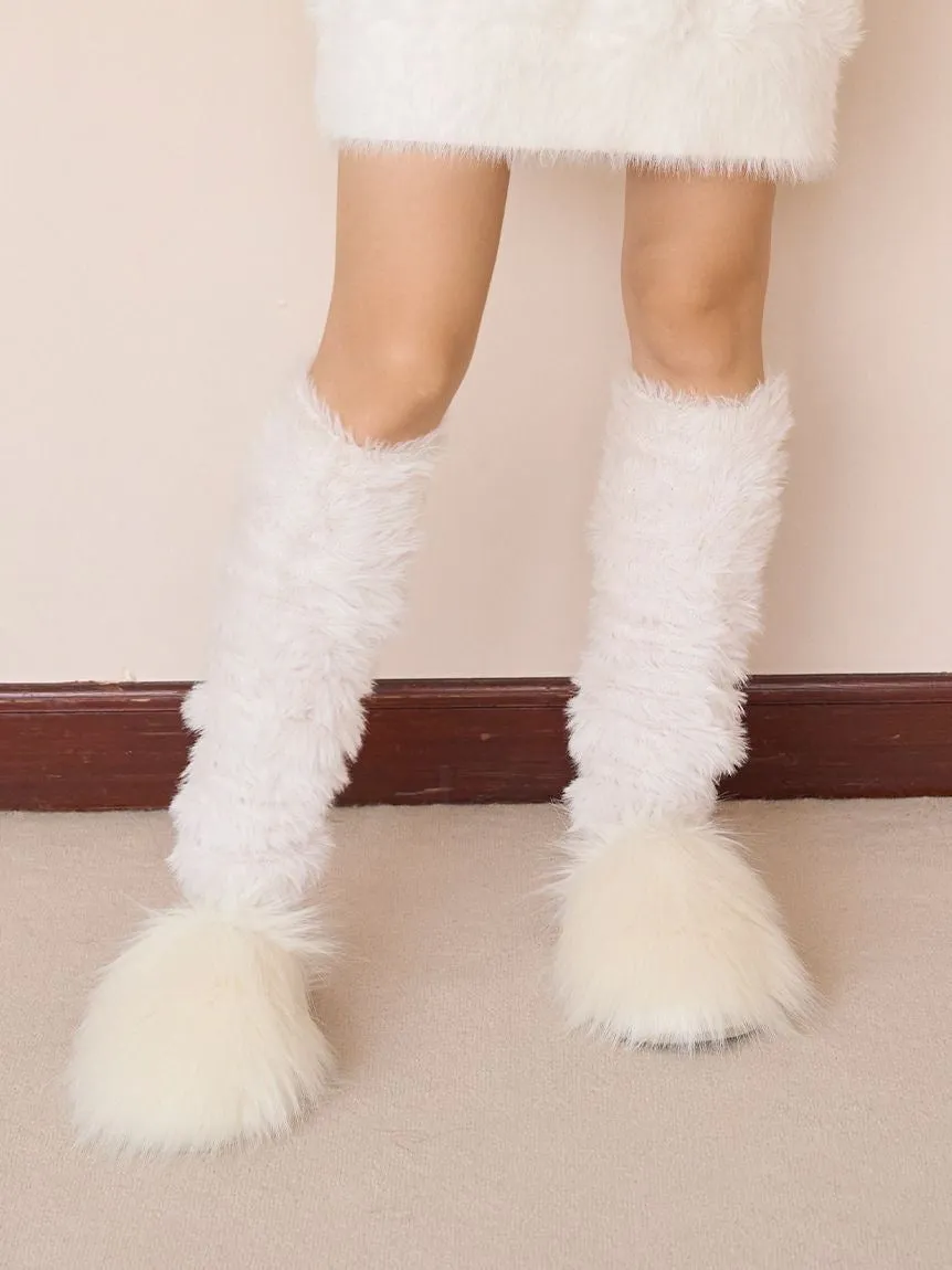 Feather Leg Warmers