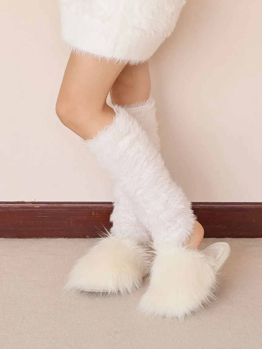 Feather Leg Warmers