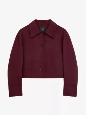 Gerrard cropped wool and cashmere-blend jacket