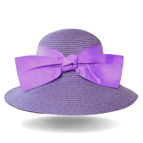 GolfBasic Ladies Bucket Hat With Fancy Bow